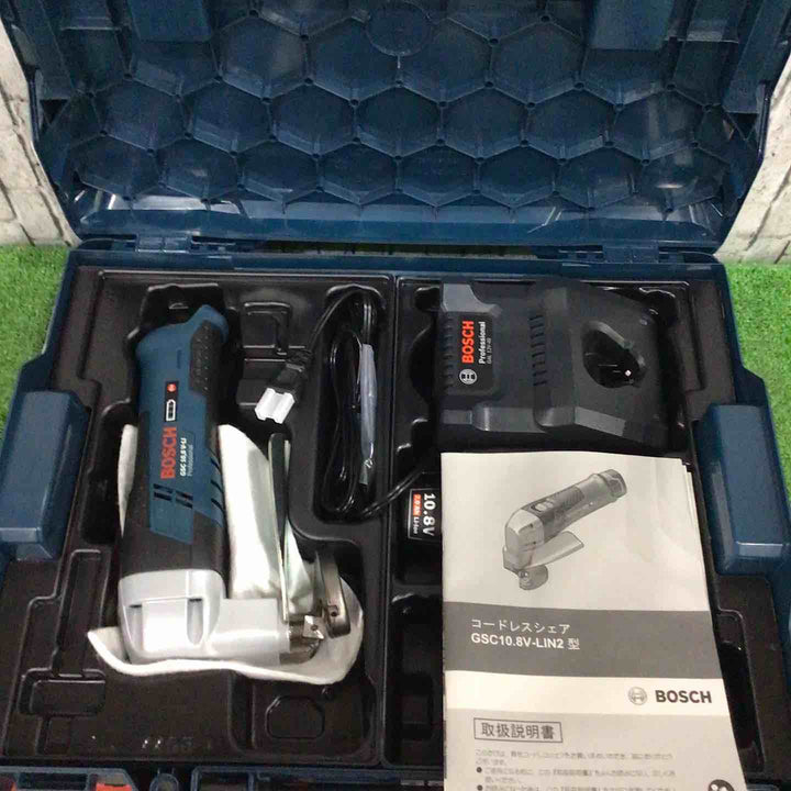 ◇ボッシュ(BOSCH) バッテリーシェア GSC10.8V-LIN2 コードレスシャー【川口店】