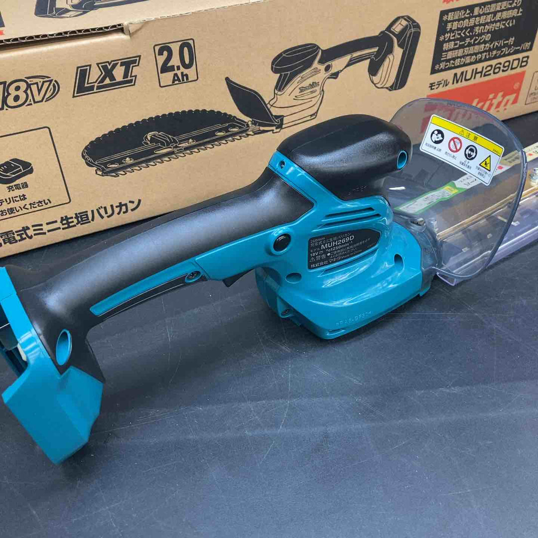 ◇マキタ(makita) 260mm 充電式ミニ生芝バリカン MUH269DB【川越店】