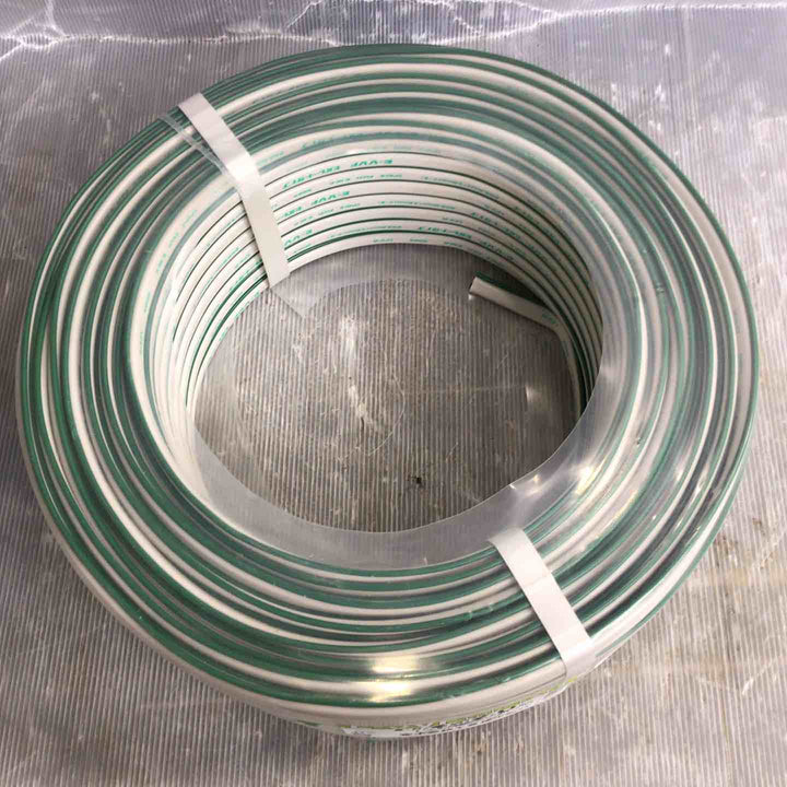 富士電線 E-VVF セパレートタイプ 2mm 2心+アース1.6mm 100m巻 E-VVF2C×2.0+アース1.6×100m【草加店】