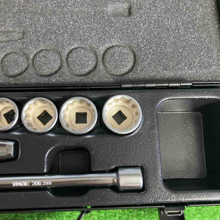 ◇トネ(TONE)  9.5sq ソケットレンチセット 3130MP 18pcs.【草加店】