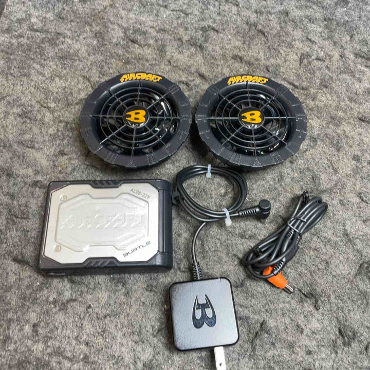 バートル(BURTLE) エアークラフト 空調服用ファン&バッテリーセット AC08-22V AC08-1 【桶川店】