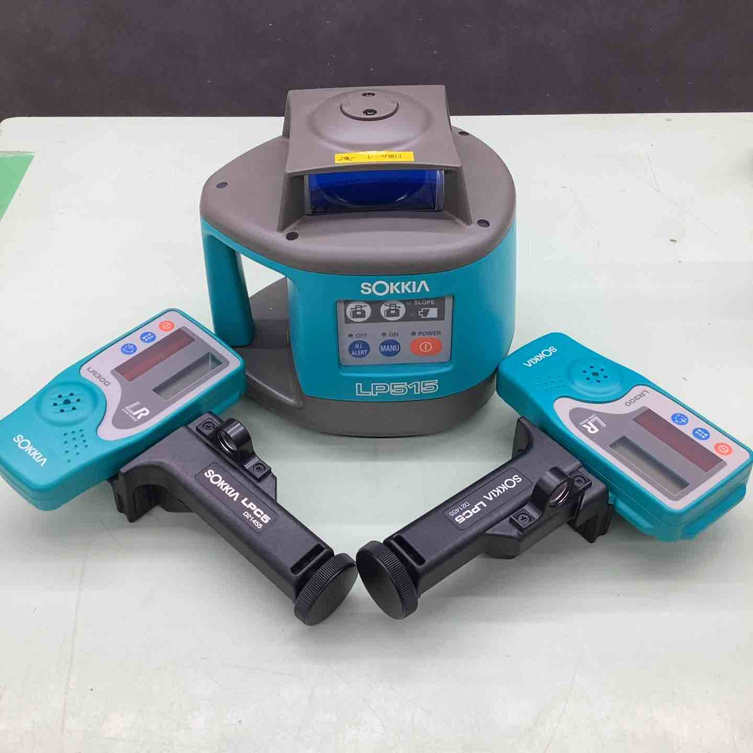 【ソキア】自動整準レベルプレーナー LP-515 (受光器 2個・ロッドクランプ 2個)・三脚・ケース付 LP515【越谷店】