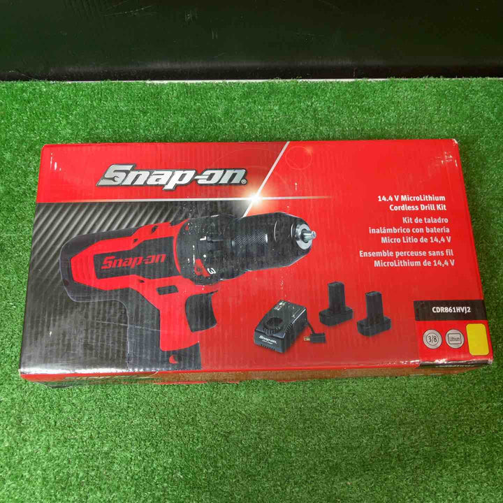 スナップオン/Snap-on コードレスドリルドライバー CDR861HVJ2 イエロー ※保管汚れ・スレや傷みがあります【岩槻店】