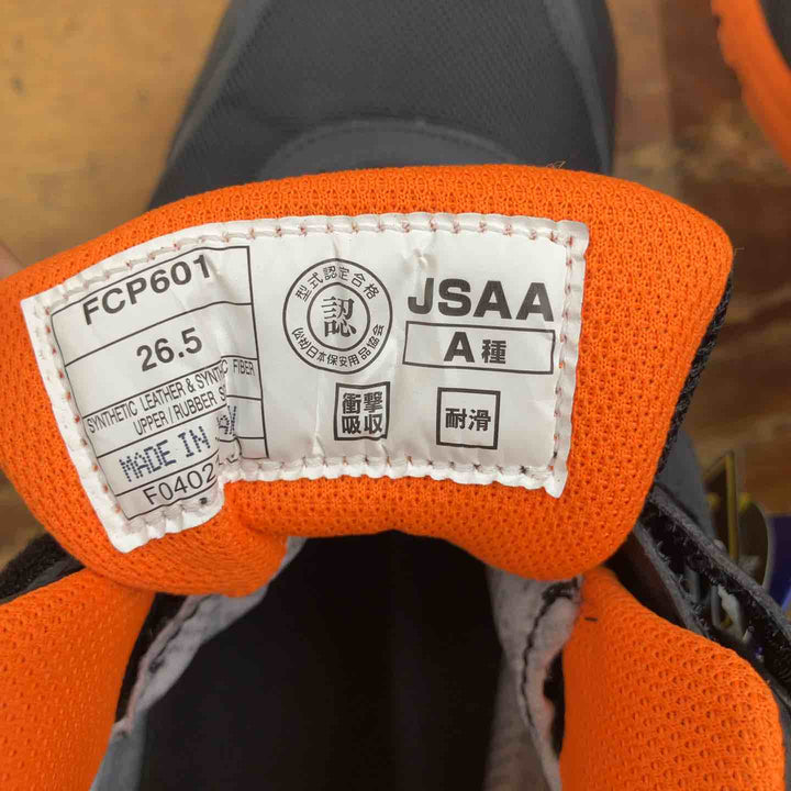 【未使用品】アシックス ウィンジョブ CP601 G-TX  ブラック×シルバー ハイカット 26.5cm【柏店】