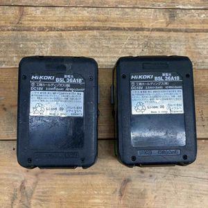 【中古品】 ハイコーキ(HIKOKI ※旧:日立工機) コードレスインパクトドライバー WH18DDL2(2LXPK)(L) 18V 36V 【東大和店】