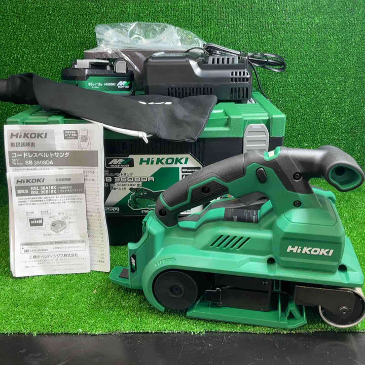 【未使用品】 ハイコーキ(HIKOKI ※旧:日立工機) コードレスベルトサンダー SB3608DA(XPZ) 【藤沢店】