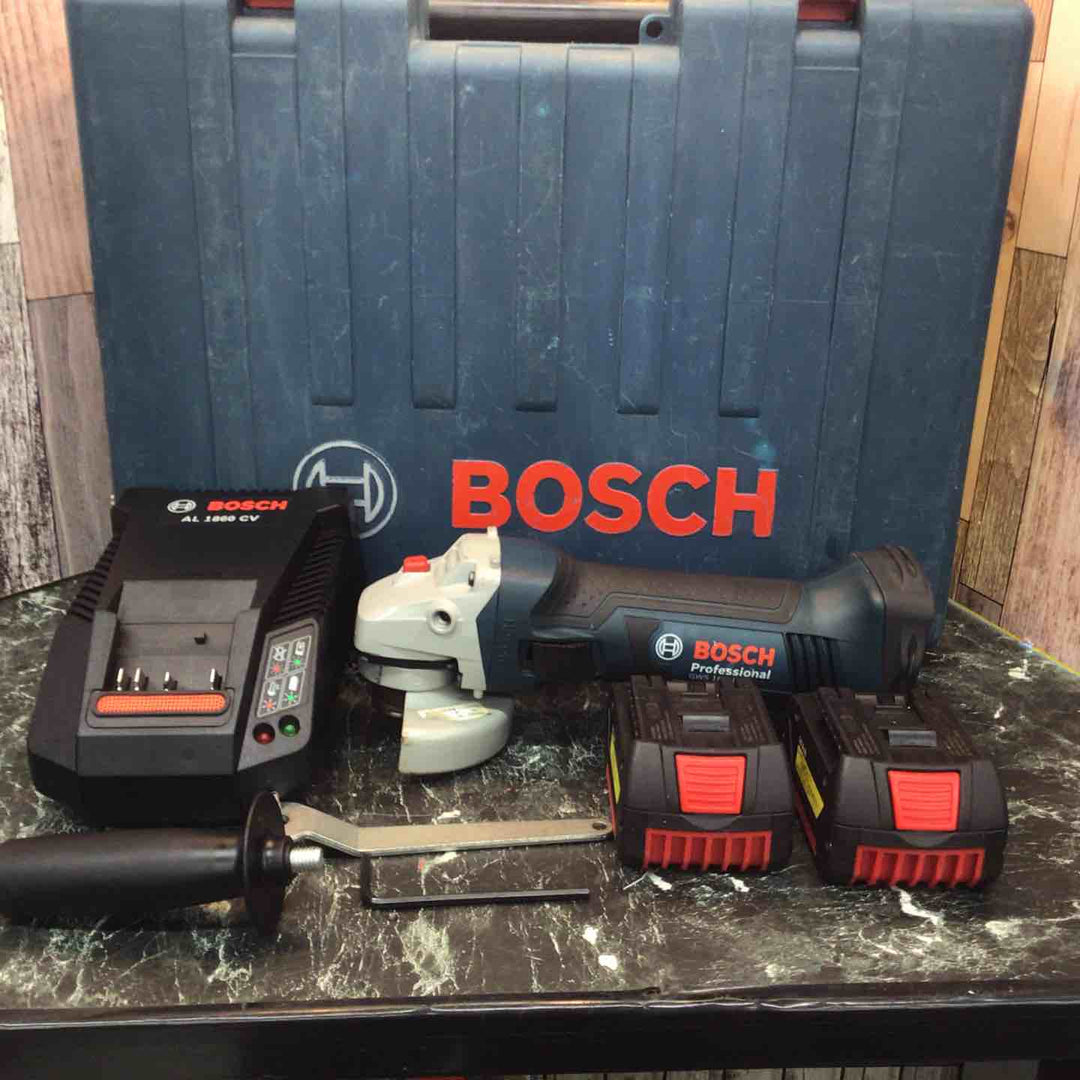 〇BOSCH(ボッシュ) 18Vバッテリーディスクグラインダー GWS18V-LI【八潮店】