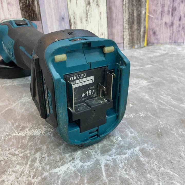 ★マキタ(makita) 100mmコードレスディスクグラインダ GA412DZ【八潮店】