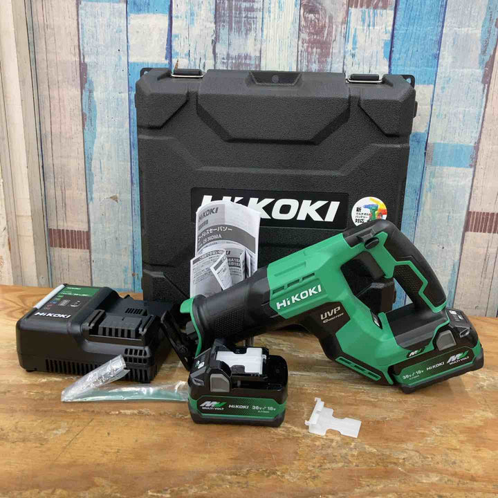 ★ハイコーキ(HIKOKI ※旧:日立工機) コードレスセーバーソー CR36DMA(2XPZ) 店頭展示品【柏店】