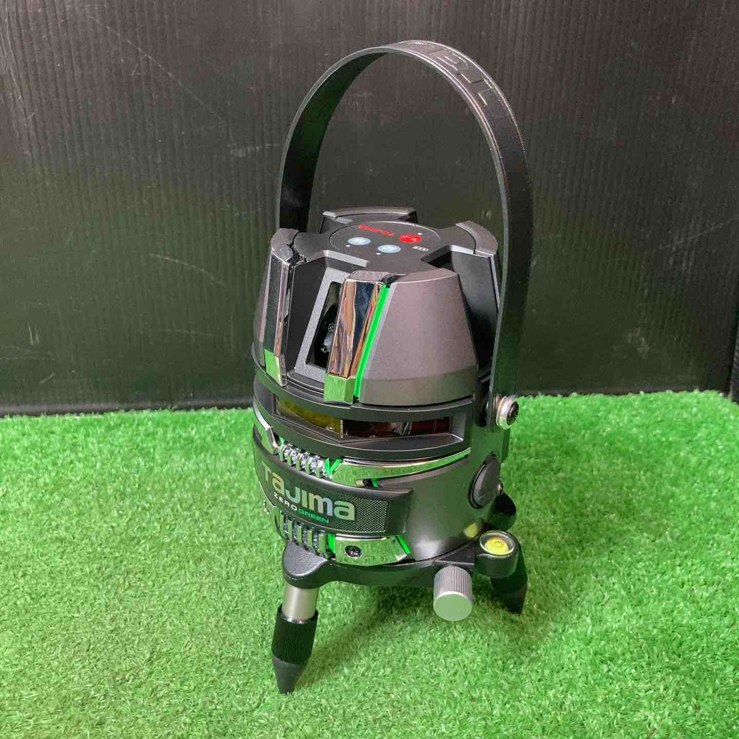 ★タジマ(Tajima)グリーンレーザー墨出し器 ZEROG2-KYRSET 本体+受光器+三脚+ケースセット 矩・横・両縦レーザー/3WAY【岩槻店】
