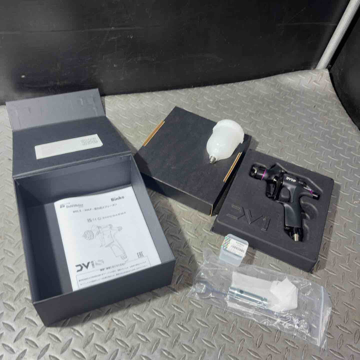◇DEVILBISS デビルビス DV1sスマートリペアスプレーガン アルミ製センターカップ【草加店】