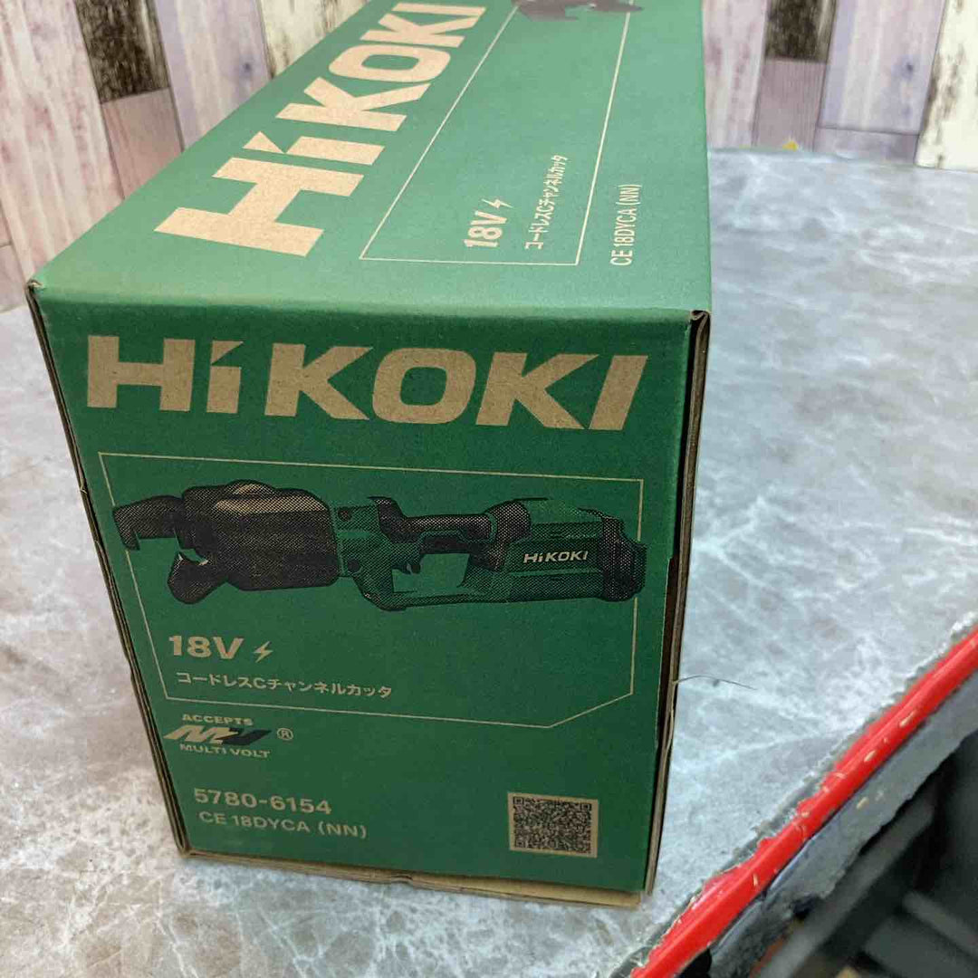 【未使用品】ハイコーキ HIKOKI 18V コードレスCチャンネルカッタ CE18DYCA(NN)(本体のみ)【八潮店】
