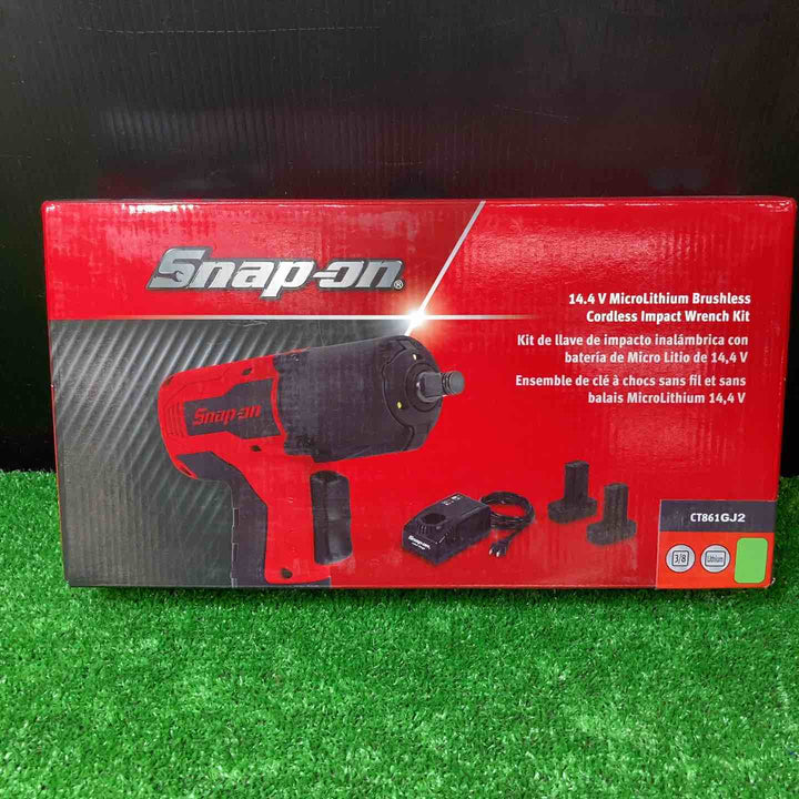 スナップオン/Snap-on 14.4V 3/8sq コードレスインパクトレンチ CT861GJ2 グリーン バッテリー2個付きフルセット【岩槻店】