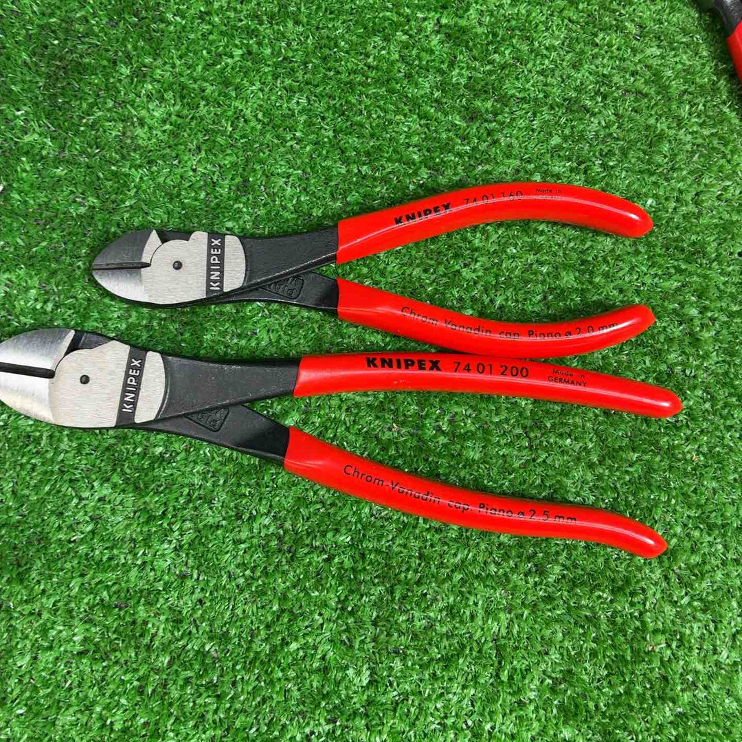 KNIPEX ニッパー 74 01 160、74 01 200/ラジオペンチ 25-160×2、26-200/スリップジョイントプライヤー ツイングリップ 82 01 200 6点セット【藤沢店】