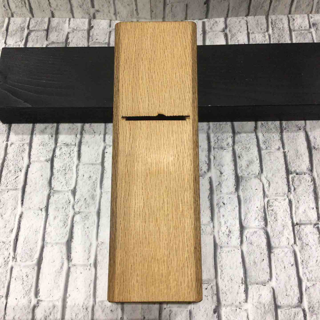 碓氷健吾 寿一 寸八鉋 鉋身幅約71mm 削り跡有り 収納袋付き 【川口店】