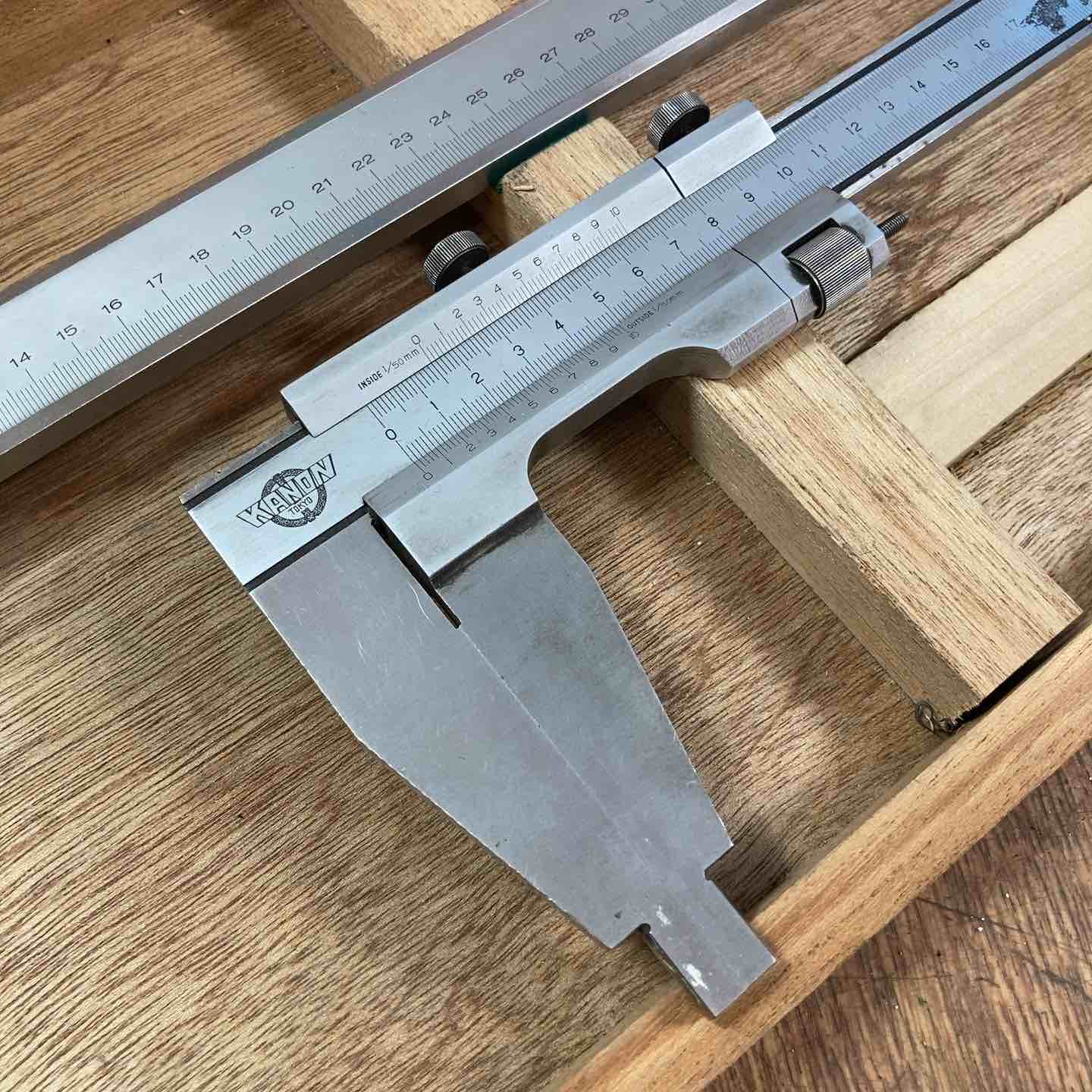 中古品】Mitutoyo ミツトヨ ノギス 100cm KANON TOKYO ノギス 50cm 2本