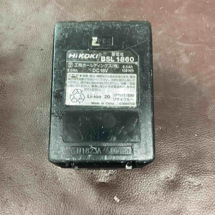 【中古品】ハイコーキ(HIKOKI ※旧:日立工機) コードレスロータリハンマドリル DH18DBL(NN) 集じんシステム バッテリー付属【東大和店】