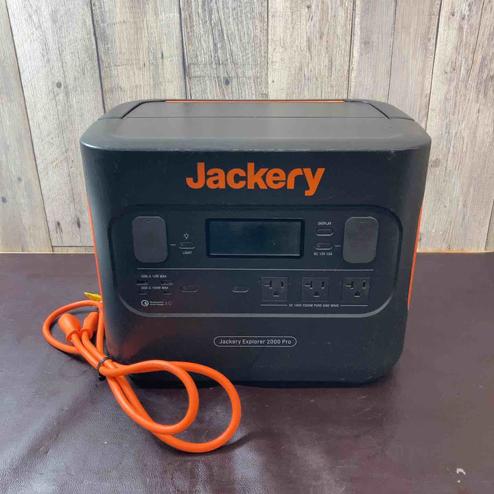 【中古品】Jackery ジャクリ ポータブル電源 JE-2000A 蓄電器 ACケーブル1本付属【東大和店】