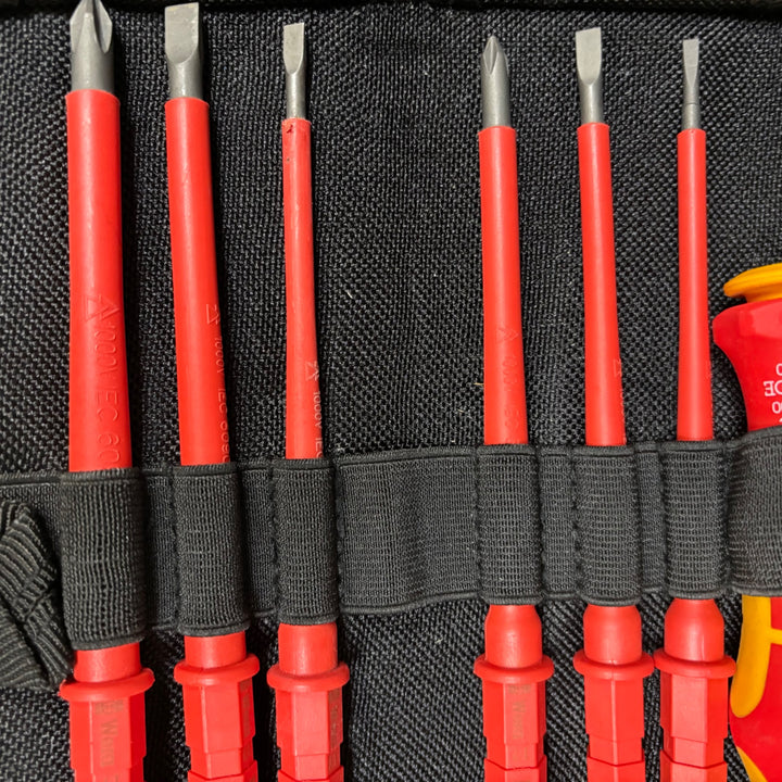【中古品】WERA  電気工事用7 差替式ドライバーセット 絶縁ハンドル 817 VDE【電材館越谷店】