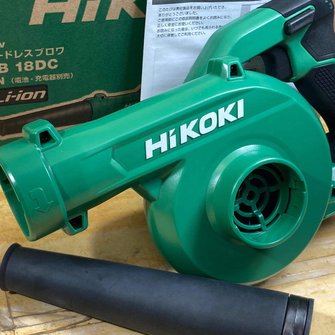 ★ハイコーキ(HIKOKI ※旧:日立工機) コードレスブロア　RB18DC(NN)【川崎店】