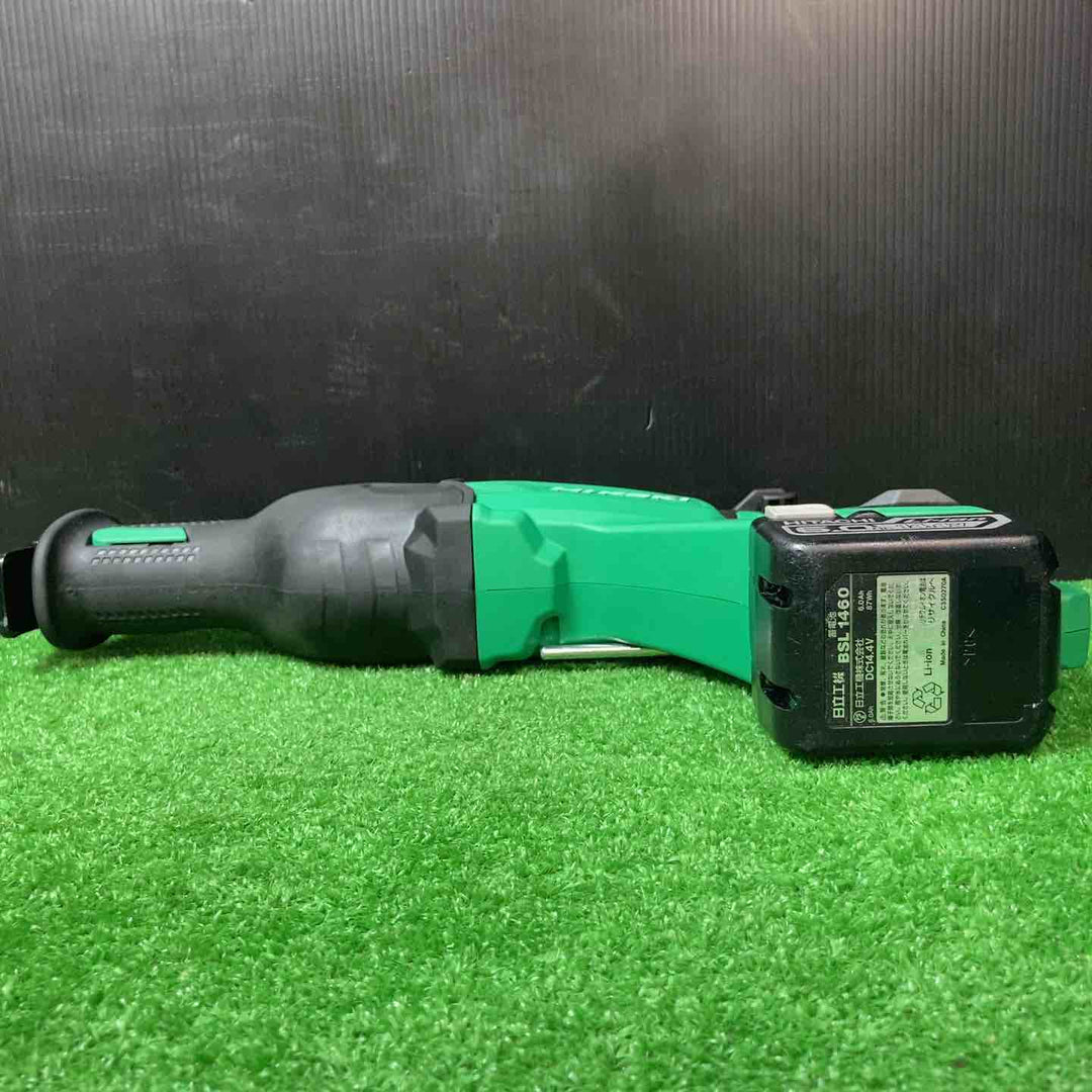 【美品】★ハイコーキ(HIKOKI ※旧:日立工機) コードレスセーバーソー CR14DBL(LYPK) バッテリー2個付き【岩槻店】