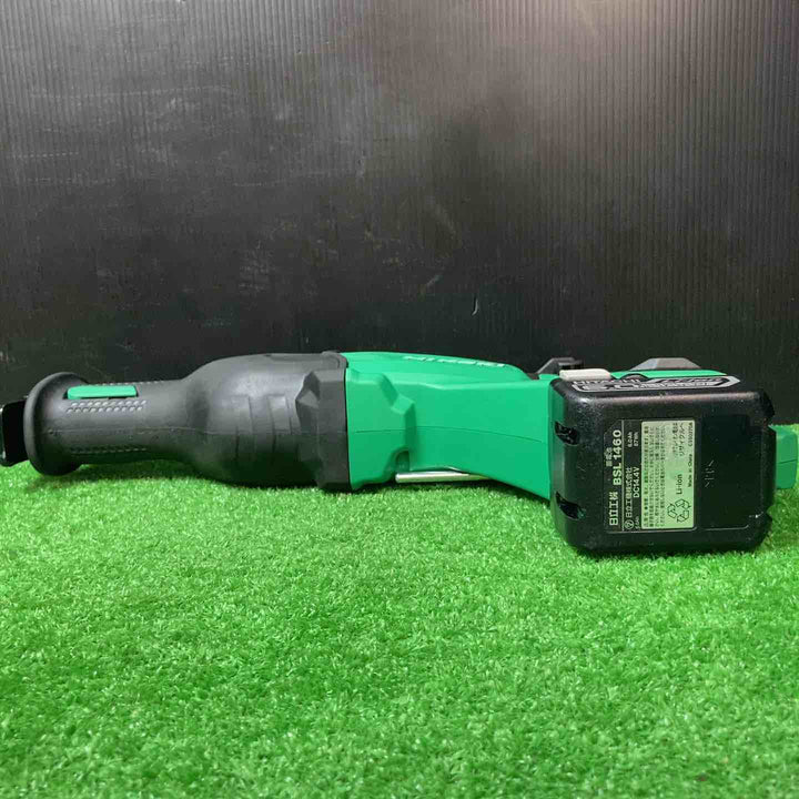 【美品】★ハイコーキ(HIKOKI ※旧:日立工機) コードレスセーバーソー CR14DBL(LYPK) バッテリー2個付き【岩槻店】