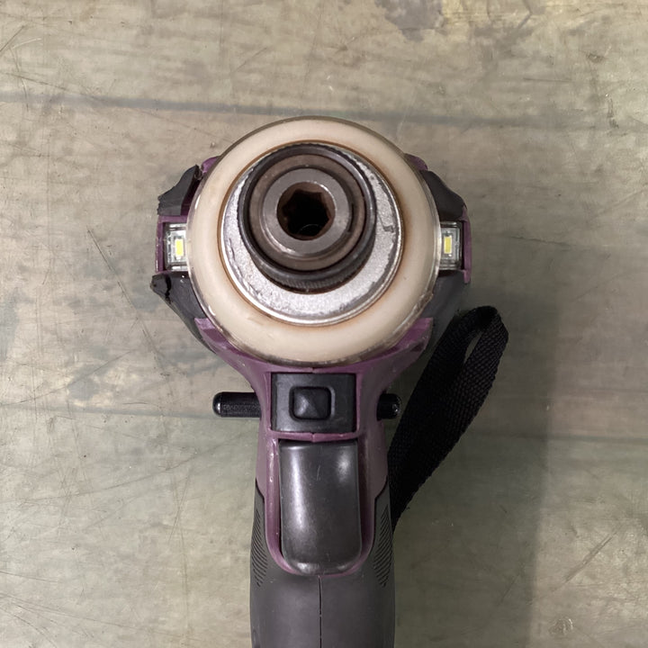 【タイムセール】 【中古品】 マキタ(makita) コードレスインパクトドライバー TD172DGXAP 18V セット品 紫 パープル 動作良好 【東大和店】