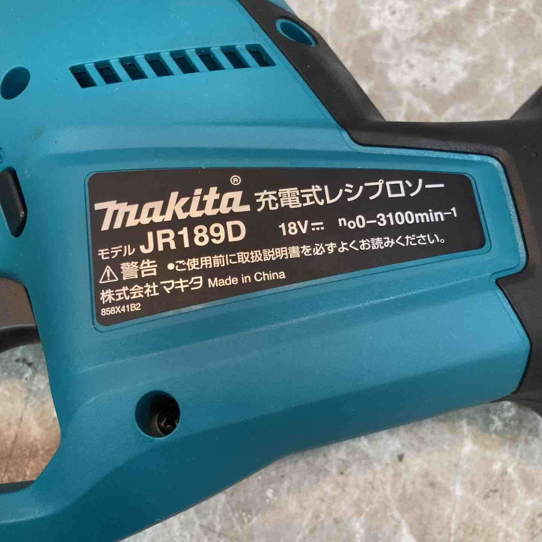 ★マキタ(makita) コードレスレシプロソー JR189DZ【八潮店】