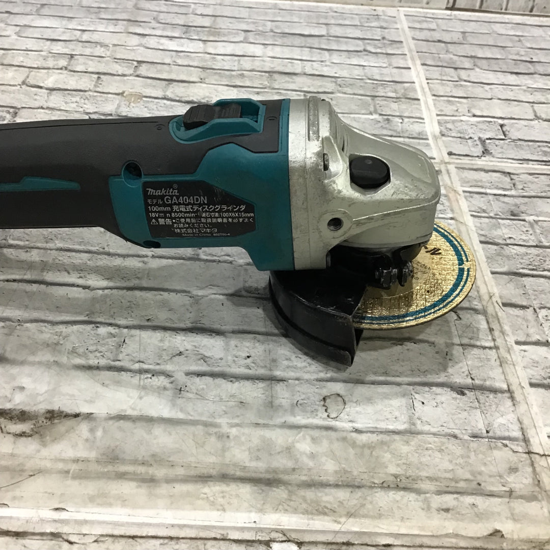 ☆マキタ(makita) 100mmコードレスディスクグラインダ GA404DZN (GA404DN)【川口店】