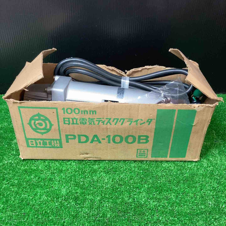【美品】日立工機 100mmディスクグラインダ PDA-100B 研磨用砥石付き【岩槻店】