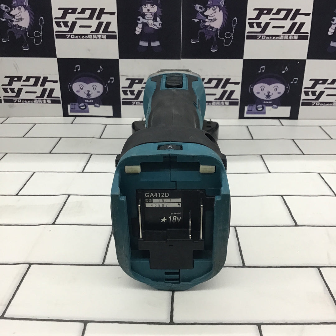 ★マキタ(makita) 100mmコードレスディスクグラインダ GA412DRGX【所沢店】