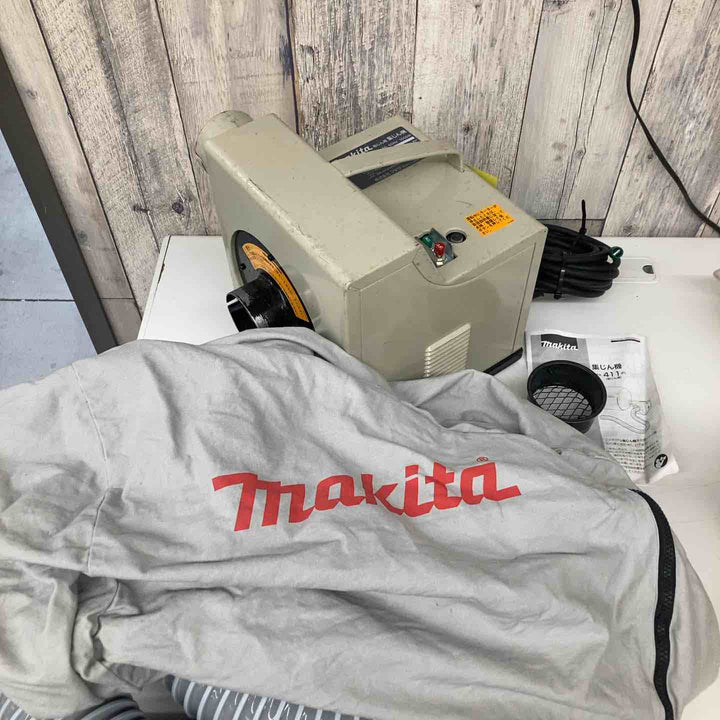 ☆マキタ(makita) 集じん機 411(P) 簡易清掃済み 粉じん用  本体+ホース+集じん袋【戸田店】