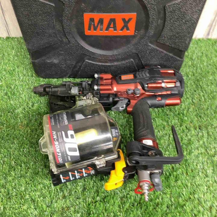 ★マックス(MAX) 高圧用釘打ち機 HN-90N7(D)-R　最新モデル【戸田店】