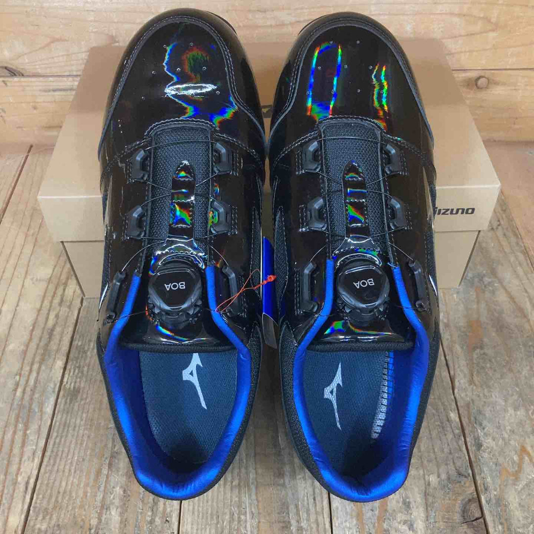 特価！【未使用品】◇[ミズノ] ワークシューズ オールマイティLSⅡ 52L BOA F1GA2511 28.0 cm ホログラムブラック×シルバー×ブルー【所沢店】