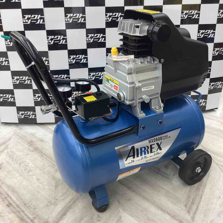AIRREX アネスト岩田 HX0600 エアコンプレッサー 塗装 タイヤ交換 エアブロー エアネーラ インパクトレンチ 【越谷店】