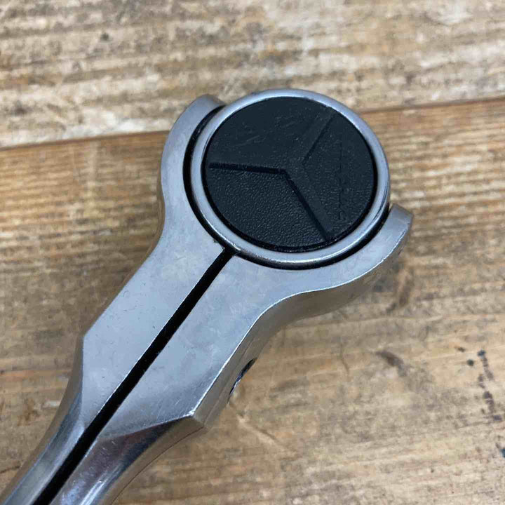 【中古美品】 Snap-on スナップオン★ FHNF100★3/8 9.5sq スイベルラチェット ラウンドヘッドラチェット ソフトグリップ★オレンジソフトグリップ 【東大和店】