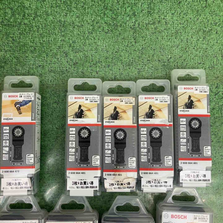 ★在庫処分特価品★　BOSCH マルチツール用ブレード10枚入り×19箱セット　超硬等　【町田店】