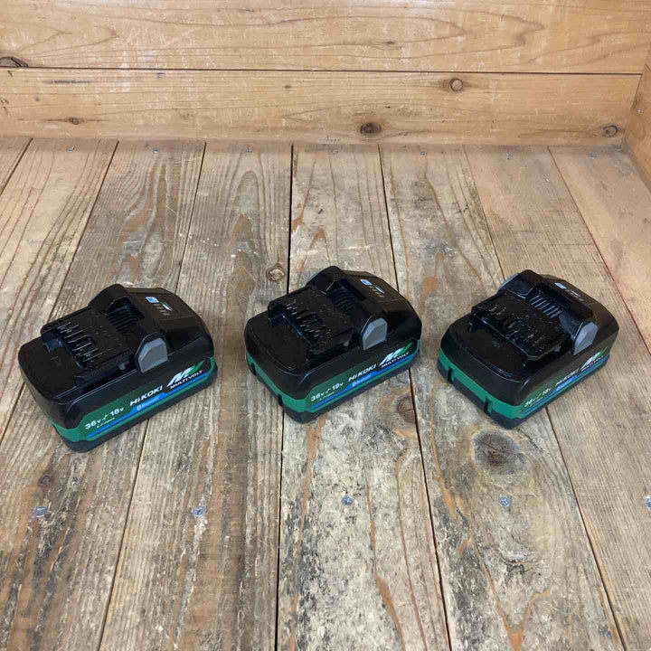 ハイコーキ(HIKOKI ※旧:日立工機) リチウムイオンバッテリー 36V/4.0Ah 18V8.0Ah BSL36B18BX 中古 計3点【所沢店】