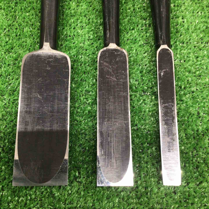 【中古・現状品】 国寿 銘 鑿 のみ ＊3本組 【鴻巣店】