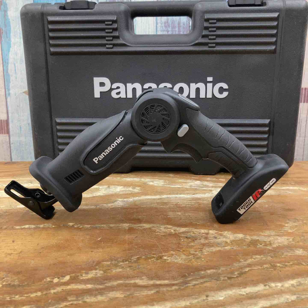 ▼パナソニック(Panasonic)　充電レシプロソーEZ47A1LJ2F　バッテリー14.4V3.3Ah×2、充電器、ケース【柏店】