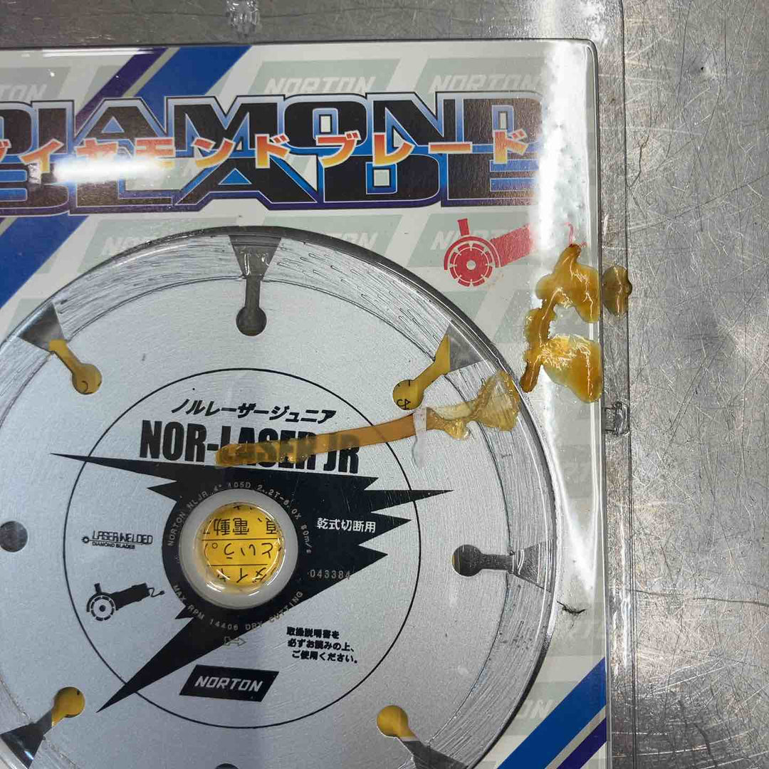 【未使用(店頭展示品)】 ノートン NORTON 105mm ダイヤモンドブレード 12枚 【東大和店】