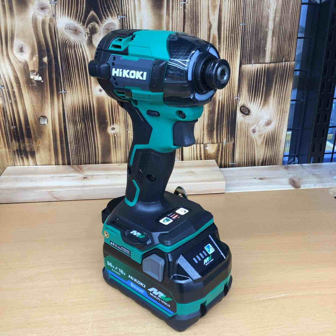 ★ハイコーキ(HIKOKI ※旧:日立工機) コードレスインパクトドライバ アグレッシブグリーン WH36DD(2XHLSZ)【越谷店】