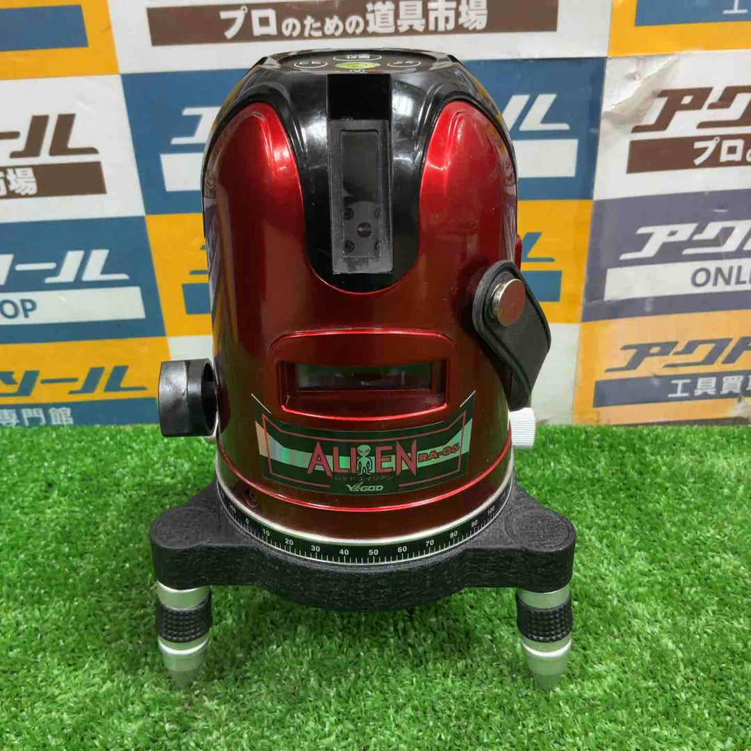 ◇山真製鋸(YAMASHIN) レッドエイリアン レーザー墨出し機 RA-06【草加店】