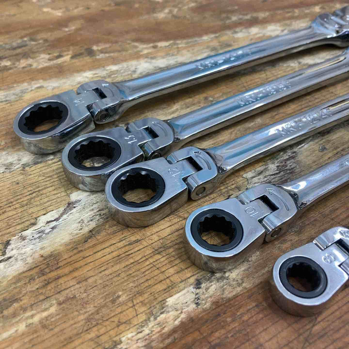 ▲KTC(京都機械工具)ラチェットめがねレンチ両頭首振りタイプ【柏店】