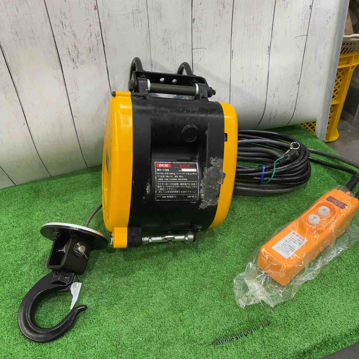新品　京セラ　旧リョービ　ウインチ　AW162  60kg 未使用品 京セラ リョービ リモコンウインチ AWIM126RCD 680354A ワイヤー径5mm