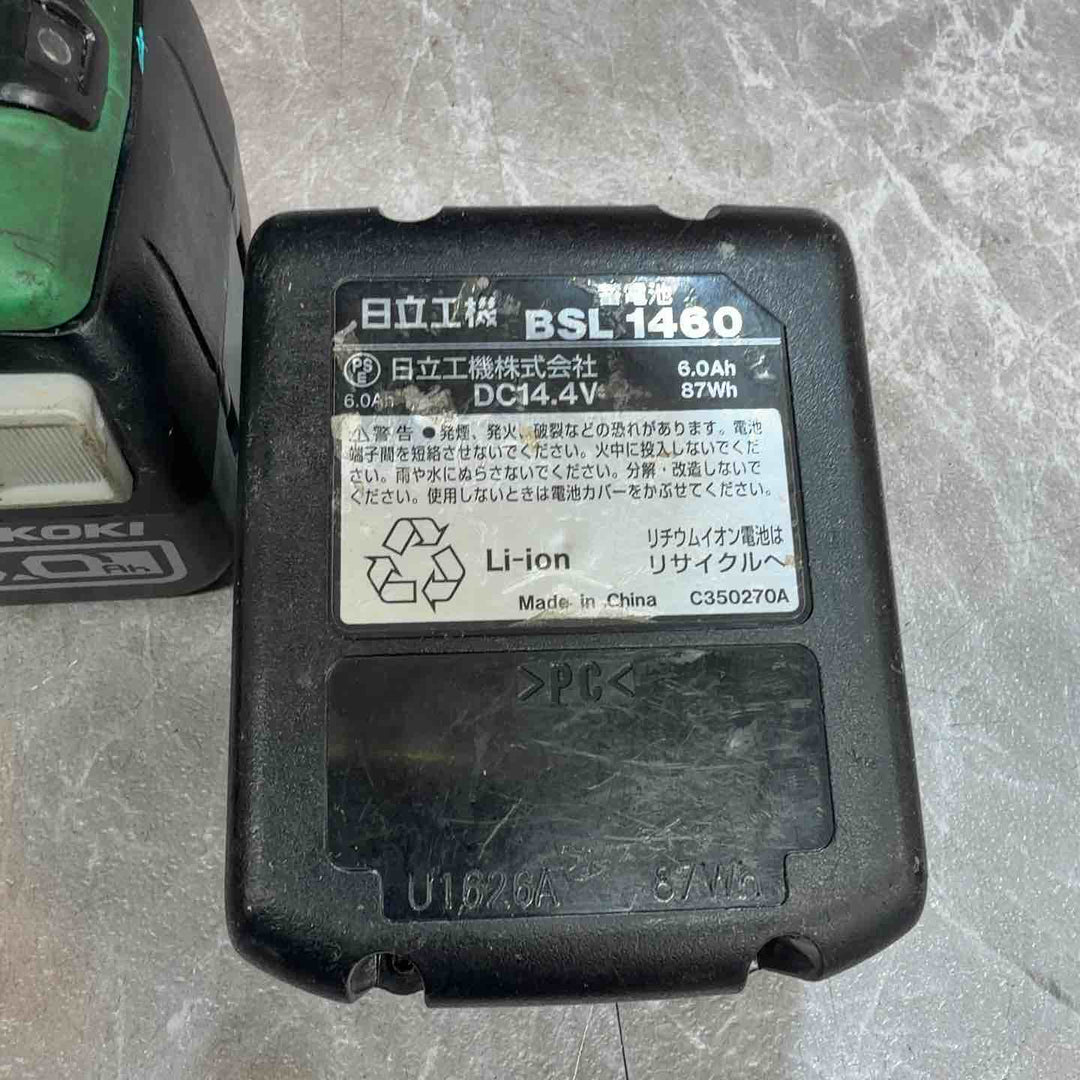★ハイコーキ(HIKOKI ※旧:日立工機) コードレス振動ドリルドライバー DV14DBL2(2LYPK) 【八潮店】