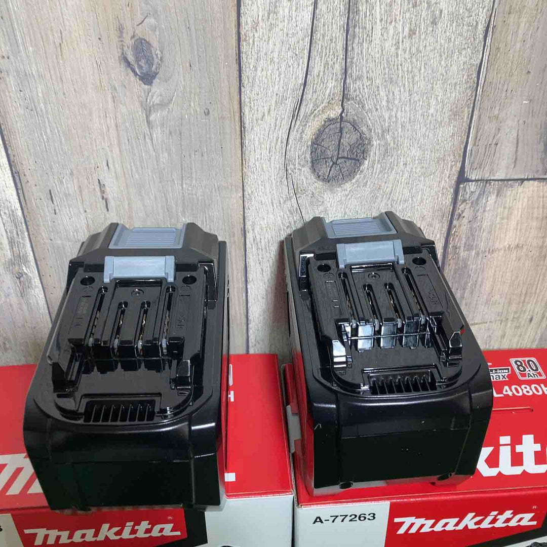 ◇マキタ(makita)リチウムイオンバッテリー 40Vmax/8.0Ah BL4080H 2個セット【戸田店】