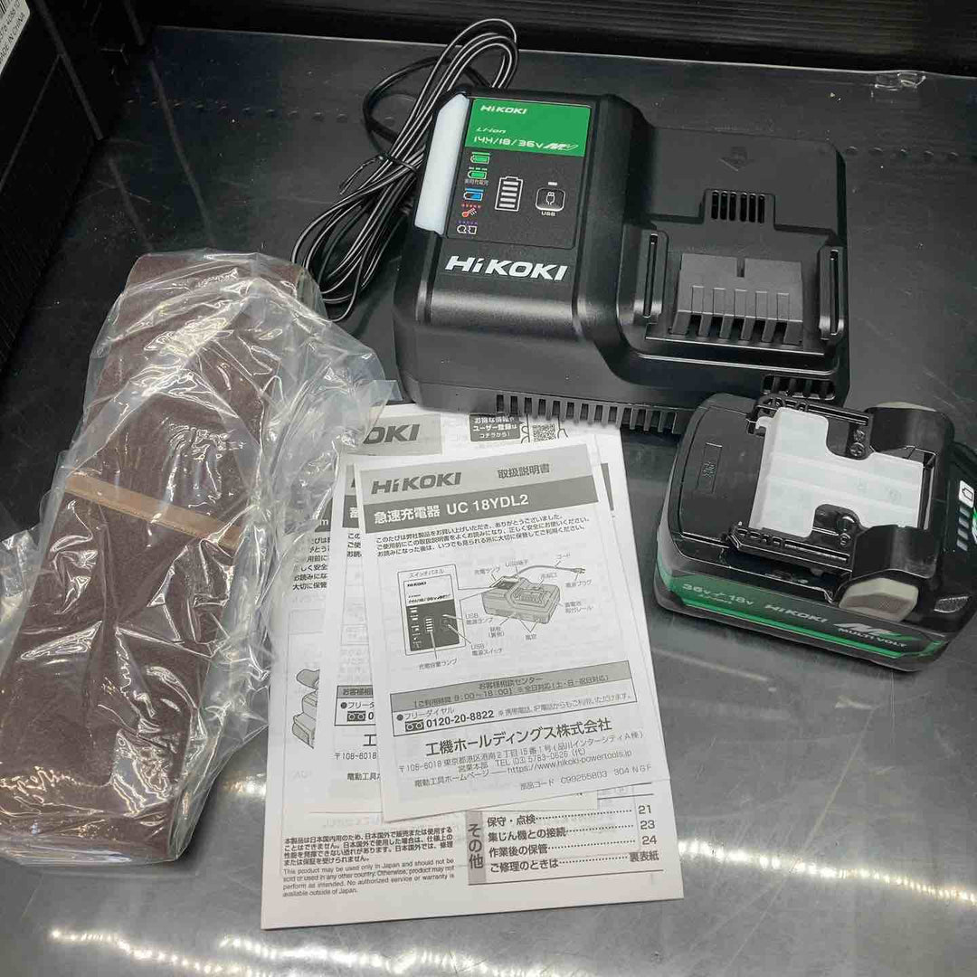 ★ハイコーキ(HIKOKI ※旧:日立工機) コードレスベルトサンダー SB3608DA(XPZ)【川越店】