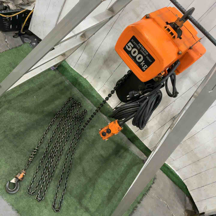【店頭受取り限定】◇日立製作所(HITACHI) モートルブロック 1/2SH2 電動ホイスト 500kg 三相200V 動作確認済【川口店】