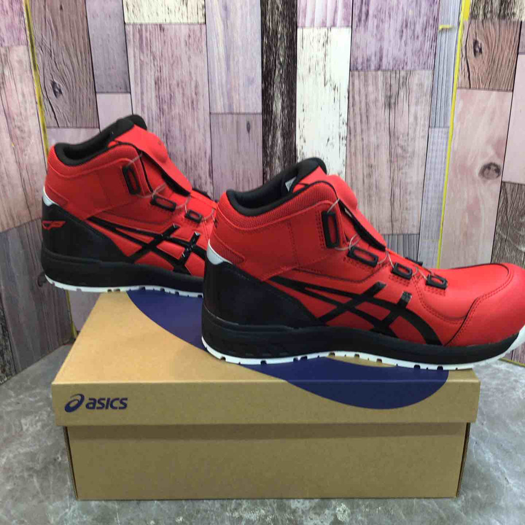 [アシックス] ワーキング ウィンジョブ CP304 BOA JSAA A種先芯 耐滑ソール クラシックレッド/ブラック 27.5 cm 3E【八潮店】